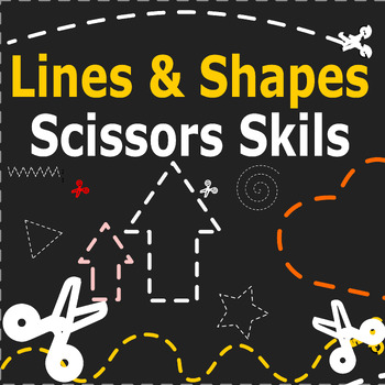 Identify 2D Shapes - Fine Motor Tracing Cutting & Hole Punch Shapes  Activities