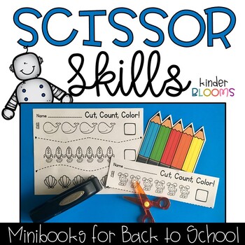 Scissors Skills and Cutting Practice for Back to School by Kinder Blooms