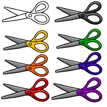 Scissors and Glue Clip Art by Draw and Paint with Tammy