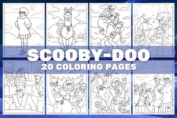 scooby doo coloring pages for kids