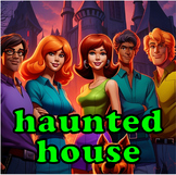 Preview of Scooby doo haunted house esl digital game end of the year whiteboard activity