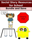 Social Stories for School or Daycare Bundle (Girl 1)