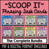 Scoop It | Fluency Phrasing Task Card BUNDLE | Google™ Cla