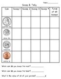 Scoop & Tally Coins Recording Sheet