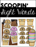 Ice Cream Sight Words - Match & Spell, Editable