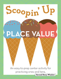 Scoopin' Up Place Value Easy-to-Prep Center