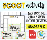 Scoot Activity and Review