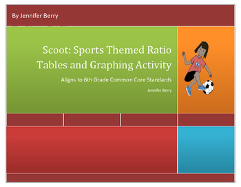 Preview of Scoot Common Core Ratio Tables and Graphs