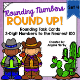 Task Cards: Rounding 3-Digit Numbers to the Nearest 100 {Set 4}