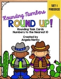 Task Cards *FREEBIE* Rounding 2-Digit Numbers to the Nearest 10