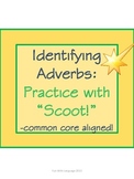 Scoot Game Task Cards for Practice with Identifying Adverb