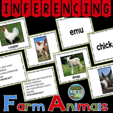 Scoot Inferencing Cards with Farm Animals
