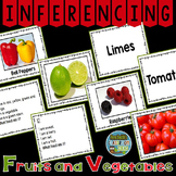 Scoot Inferencing Cards with Fruits and Vegetables