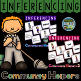 Scoot Inferencing Task Cards with Community Helpers Bundle