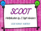 Scoot - Multiplicaton by 2 Digit Numbers Common Core Aligned