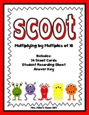 Scoot Game - Multiplying by Multiples of 10