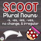 Plural Nouns Scoot Game | Task Cards