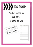 Scoot Subtraction Game