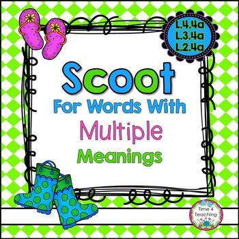 Preview of Scoot for Words With Multiple Meanings