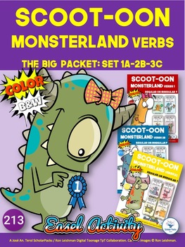Preview of Scoot-oon. Monsterland. THE BIG Packet. Color / b&w ver.