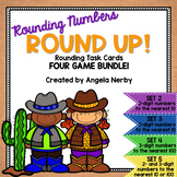 Task Cards: Rounding BUNDLE {4 Games!}