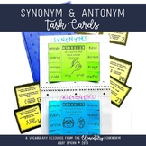 Synonym and Antonym Task Cards {Synonym and Antonym SCOOT!}