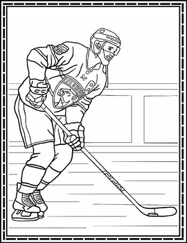 Score Big with Fun: Explore Our NHL & Hockey Coloring Pages! | TPT