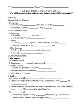 Preview of Scott Foresman History Social Science Study Guides-Our Nation (CA)