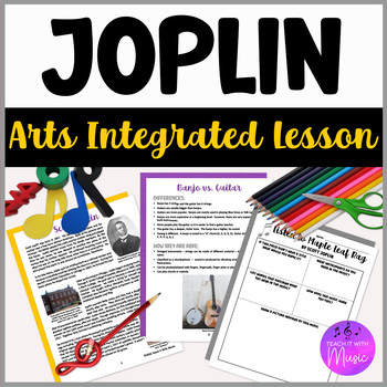 Preview of Scott Joplin’s Ragtime Musical Lesson, Activities & Worksheets