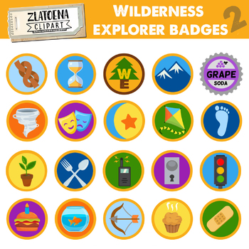 Preview of Scout Badges clipart Scout clipart Wilderness Explorer Badges clipart UP movie C