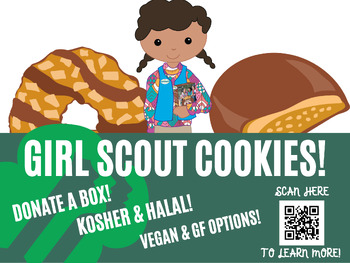 Preview of Scout Cookies YARD SIGN