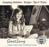 ScoutSavvy Brownie Outdoor Camping Activity Pack for Girl 