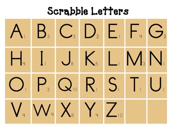 scrabble letter values