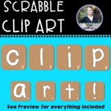 Scrabble Alphabet Clip Art