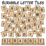 Scrabble Letter Tiles Clip Art