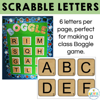 scrabble letters a to z boggle by alison hislop tpt