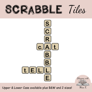 Preview of Scrabble Tiles