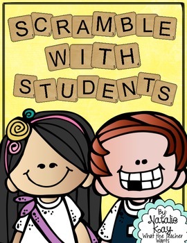 Preview of Scramble With Students - Word and Letter Activity Booklet