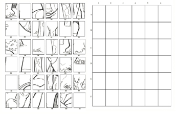 Preview of Scramble grid drawing