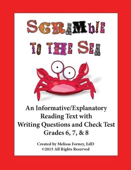 Preview of Nonfiction Reading and Questions for Grades 6 - 8