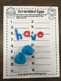 Scrambled Eggs Sight Word Game