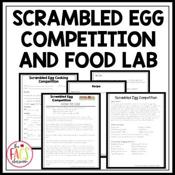 Preview of Life Skills Scrambled Eggs | Cooking Competition Cooking Lab | FCS