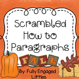 Scrambled How To Paragraphs Fall
