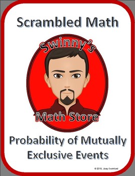Preview of Scrambled Math: Probability of Mutually Exclusive Events