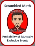 Scrambled Math: Probability of Mutually Exclusive Events