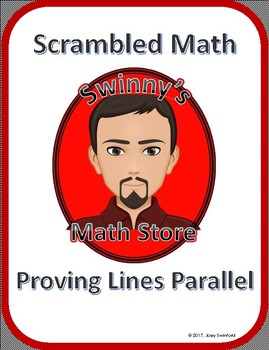 Preview of Scrambled Math: Proving Lines Parallel
