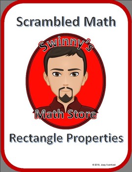 Preview of Scrambled Math: Rectangle Properties