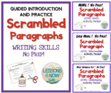 Scrambled Paragraphs  4-in-1 BUNDLE Activity Packets