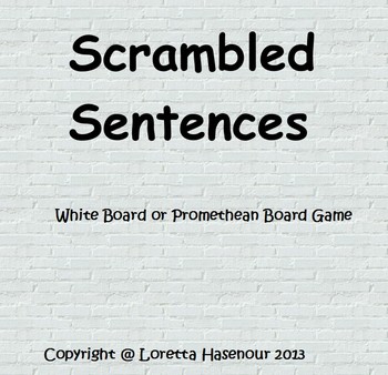 Preview of Scrambled Sentences