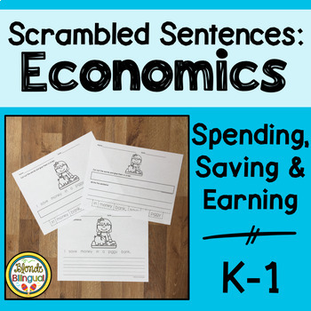 Preview of Scrambled Sentences: Elementary Economics